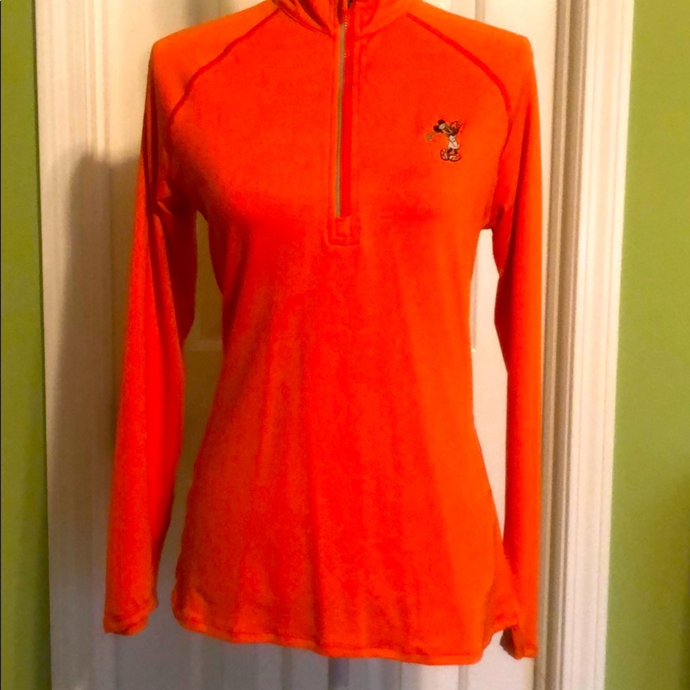 Callaway orange Minnie Mouse Golf Pullover med.